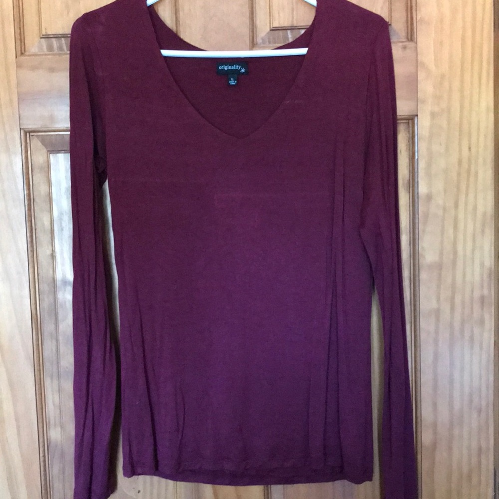 Maroon shirt